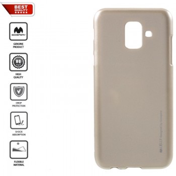 Goospery auksinis silikoninis 1.5 mm. storio dėklas  (GALAXY A6 2018)